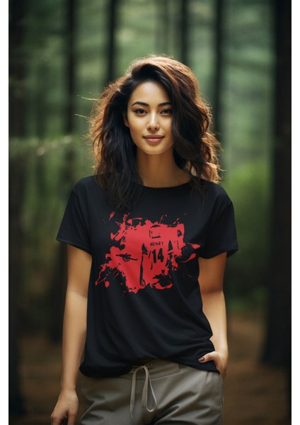 Thierry Henry Efsane Arsenal Futbolcusu Forma Baskılı Unisex Tişört T-Shirt