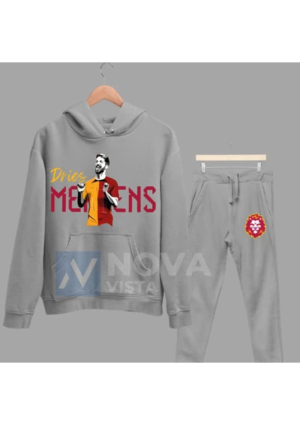 Biy Store Dries Mertens Futbol 10 Numara Forma Baskılı Unisex Kapüşonlu Spor Sweatshirt Eşofman Takımı