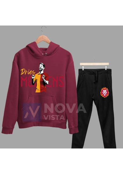 Dries Mertens Futbol 10 Numara Forma Baskılı Unisex Kapüşonlu Spor Sweatshirt Eşofman Takımı