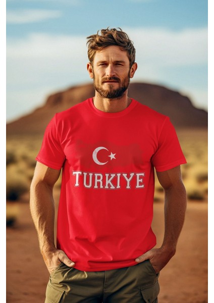 Türkiye Milli Takım Baskılı Futbol Forma Siyah Tişört Kadın Erkek T-Shirt