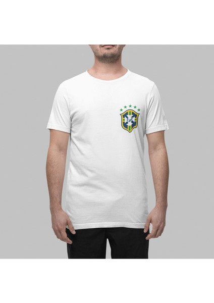 Biy Store Pele Brezilya Milli Takım Forma Futbol Tisort Kadın Erkek  T-Shirt Mavi Tişört