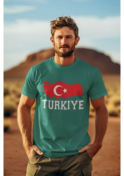 Türkiye Milli Takım Baskılı Futbol Forma Siyah Tişört Kadın Erkek T-Shirt