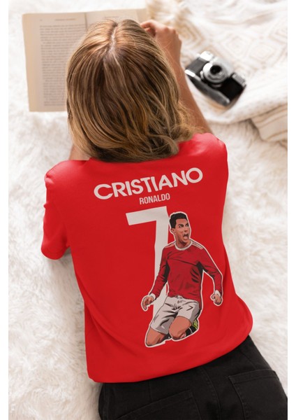 Cristiano Ronaldo 7 Numara Sırt Fotolu Forma Baskılı Unisex Tişört T-Shirt fiyatları