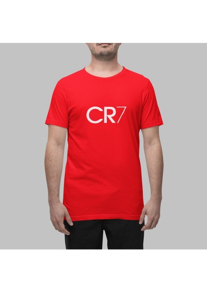 Cristiano Ronaldo 7 Numara Sırt Fotolu Forma Baskılı Unisex Tişört T-Shirt modelleri