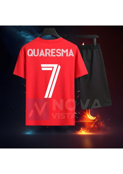 Ricardo Quaresma Efsane Sırt Foto Forma Baskılı Unisex Tişört T-Shirt Şort Takımı