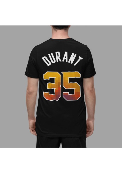 Biy Store Kevin Durant Basketbol Baskılı Forma Kırmızı Tişört Kadın Erkek Unisex T-Shirt