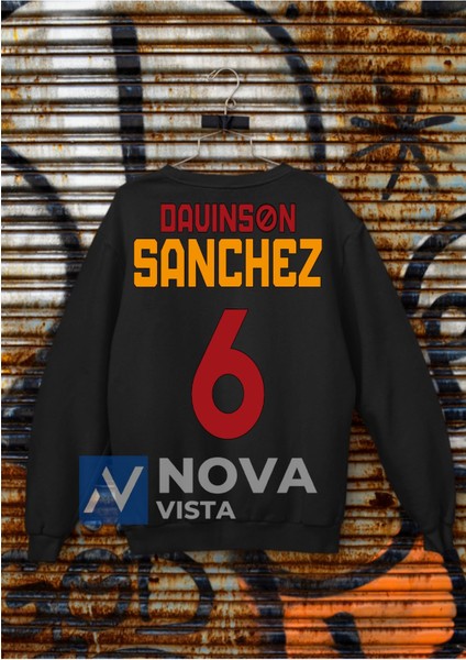 Biy Store Davinson Sanchez 6 Numara  Futbol Forma Baskılı Unisex Bisiklet Yaka Spor Sweatshirt