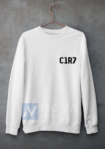 Biy Store Ciro Immobile Sırt Yazı Forma Baskılı Unisex Bisiklet Yaka Mor Kışlık Sweatshirt