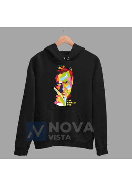 Biy Store Jose Mourinho The Special One Forma Baskılı Unisex Kapüşonlu Kırmızı Kışlık Sweatshirt