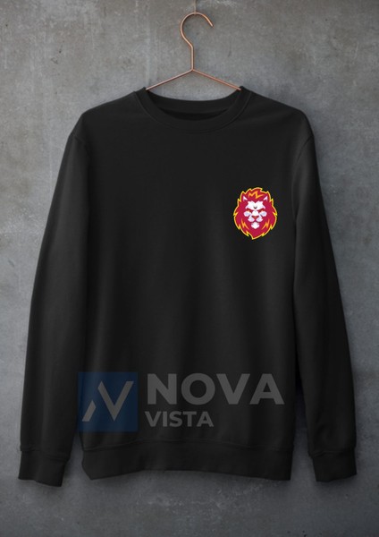 Biy Store Metin Oktay Efsane Numara Futbol Forma Sırt Baskılı Unisex Siyah Bisiklet Yaka Spor Sweatshirt