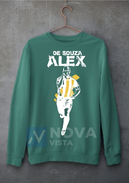 Biy Store Alex De Souza Fotoğraf Forma Baskılı Unisex Bisiklet Yaka Gri Kışlık Sweatshirt