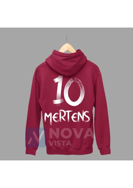 Biy Store Dries Mertens Futbol 10 Numara Forma Baskılı Unisex Kapüşonlu Spor Sweatshirt