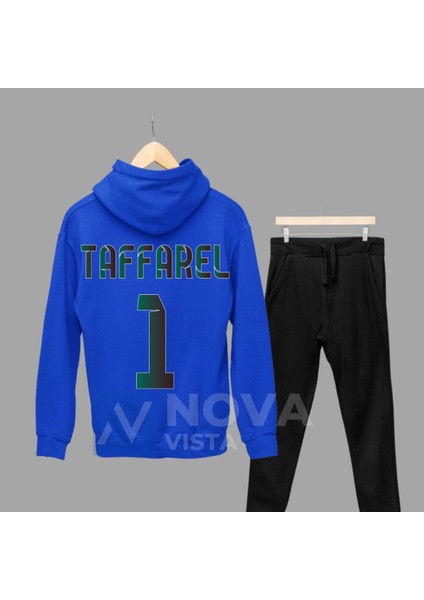 Claudio Taffarel Futbol Forma Sırt Baskılı Unisex Kapüşonlu Spor Sweatshirt Eşofman Takımı