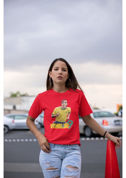 Fenomen Ronaldo Fotograf Baskılı Futbol Forma Unisex Tişört T-Shirt fiyatları