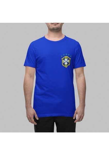 Fenomen Ronaldo Yazılı Futbol Baskılı Forma Siyah Tişört Kadın Erkek Unisex T-Shirt