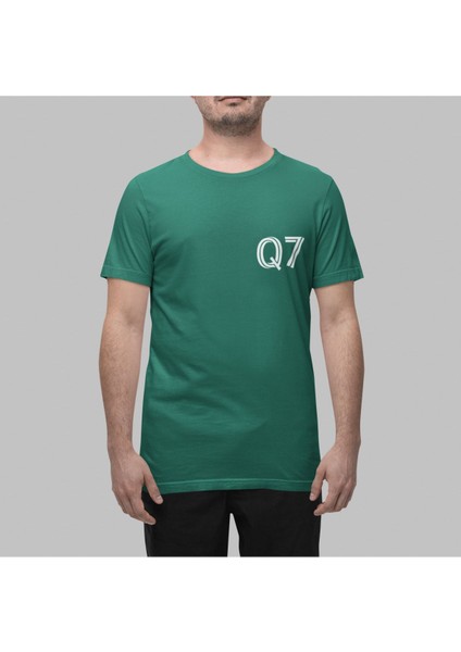 Quaresma 7 Numara Sırt Forma Baskılı Unisex Tişört T-Shirt