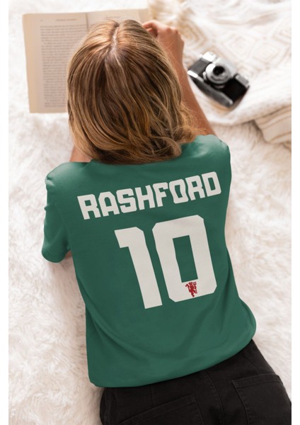 Biy Store Marcus Rashford 10 Numara Forma Baskılı Unisex Tişört T-Shirt