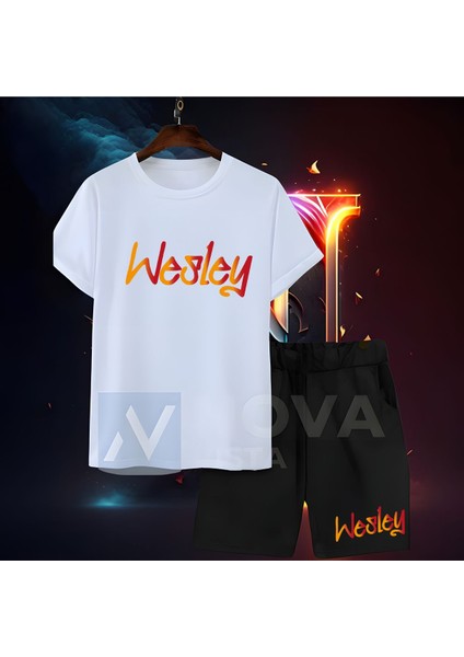 Wesley Sneijder Legend 10 Numara Sırt Forma Baskılı Unisex Futbol Tişört T-Shirt Şort Takımı