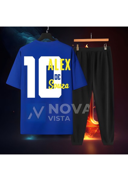 Alex De Souza Efsane Nostalji Forma Baskılı Unisex Tişört T-Shirt Şort Takımı
