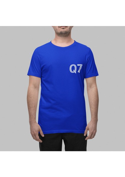 Quaresma 7 Numara Sırt Forma Baskılı Unisex Tişört T-Shirt