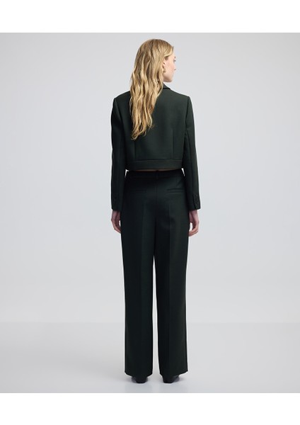 Yün Karışımlı Wide Leg Fit Pantolon modelleri