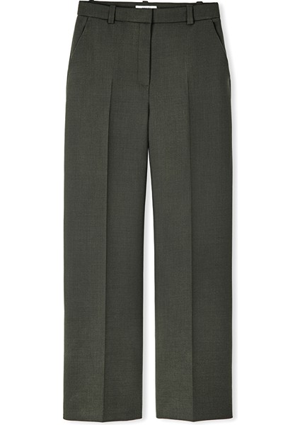 Yün Karışımlı Wide Leg Fit Pantolon fırsatları