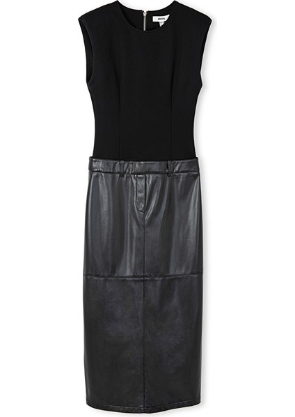 Kumaş Mix Vatkalı Elbise fırsatları