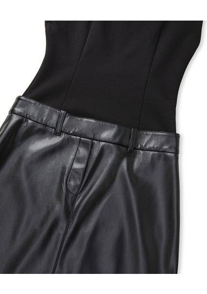 Kumaş Mix Vatkalı Elbise indirimleri