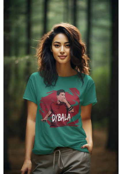 Paulo Dybala Forma Futbol Tisort Kadın Erkek T-Shirt Mavi Basic Tişört fiyatları