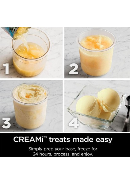 Ninja CN301CO Serisi Için 2 Adet Dondurma Pintleri Kremalı Pintler Sızdırmaz Tatlı Dondurma Şerbeti Ev Yapımı Dondurma (Yurt Dışından) modelleri