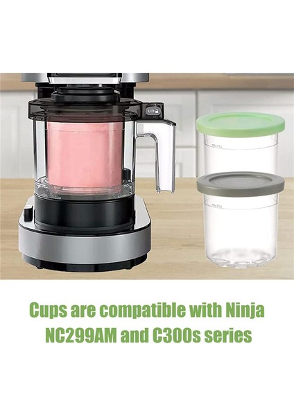 Ninja CN301CO Serisi Için 2 Adet Dondurma Pintleri Kremalı Pintler Sızdırmaz Tatlı Dondurma Şerbeti Ev Yapımı Dondurma (Yurt Dışından) fırsatları
