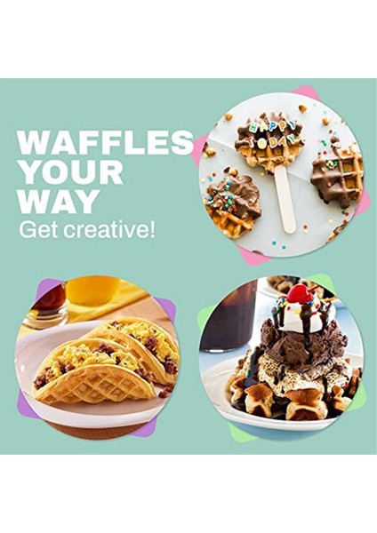 Elektrikli Yapışmaz 4.5 Inç Mini Waffle Makinesi, Kompakt Tasarım Sandviç, Yumurta, Kolay Temizlenebilir Pembe Ab Fişi (Yurt Dışından) fırsatları