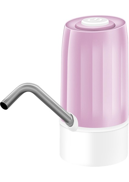 Elektrikli Su Şişesi Pompası Namlulu Su Otomatik Içme Suyu Sebili USB Şarjlı Su Pompası 4.5-19L - Mor (Yurt Dışından)