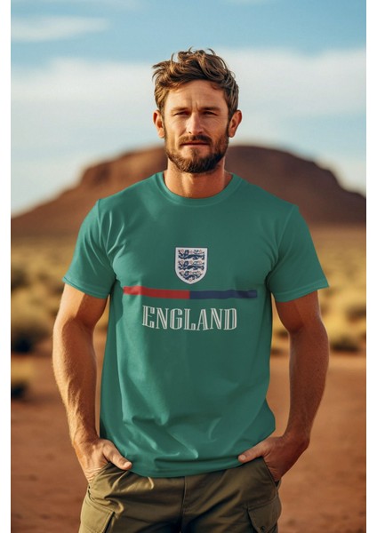 Ingiltere Milli Takım Forma Futbol Tisort Kadın Erkek T-Shirt Beyaz Basic Tişört