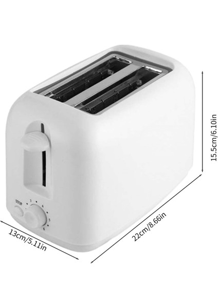 Retro Tost Makinesi 2 Dilim 6 Fonksiyonlu, Paslanmaz Çelik Tost Makinesi Çıkarılabilir Kırıntı Tepsisi, Taban Altı Kablo Saklama Abd Fişi (Yurt Dışından) fırsatları