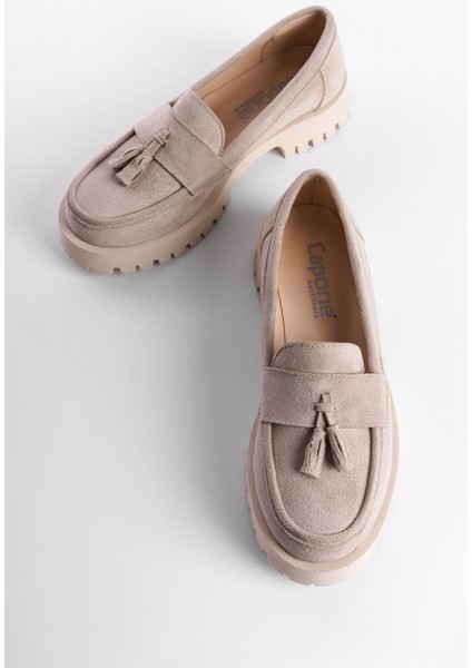 Capone Outfitters Trak Tabanl Püsküllü Kadın Loafer