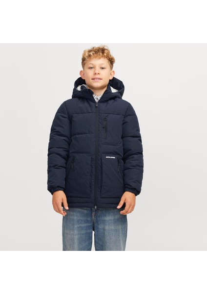 Jack & Jones Çocuk Rüzgara Dayanikli Kapüsonlu Puffer Mont - Otto