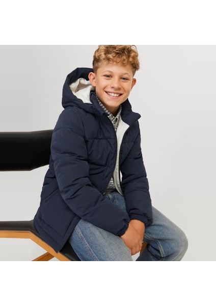 Jack & Jones Çocuk Rüzgara Dayanikli Kapüsonlu Puffer Mont - Otto