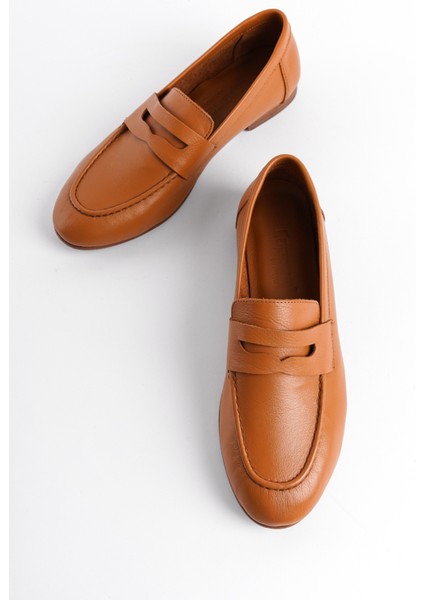 Capone Outfitters  Deri Kadın Loafer