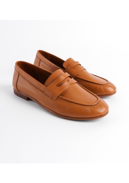 Deri Kadın Loafer