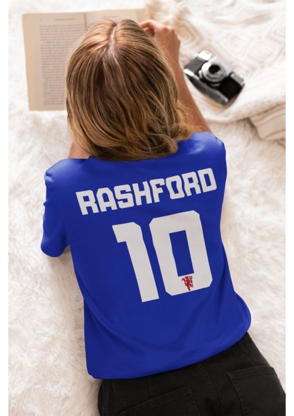 Biy Store Marcus Rashford 10 Numara Forma Baskılı Unisex Tişört T-Shirt