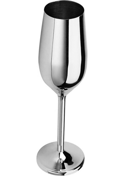 Paslanmaz Çelik 210 Ml. Şampanya Şarap Bardağı Kadeh CIN330BY