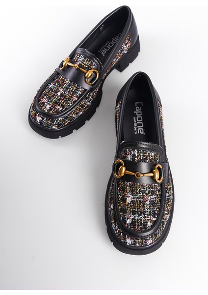 Capone Outfitters Trak Tabanlı Metal Tokalı Kadın Loafer