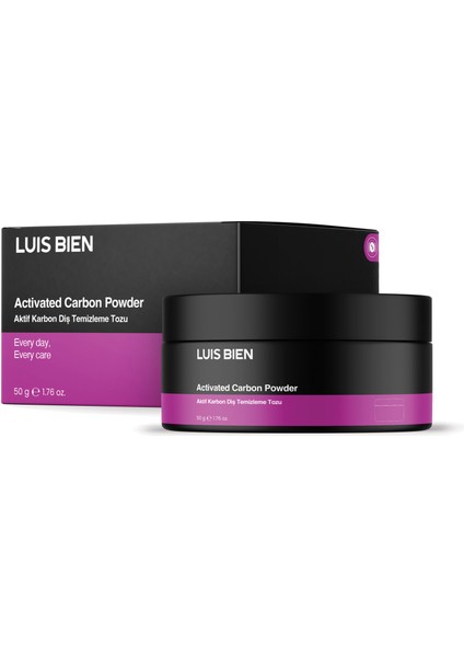 Luis Bien Aktif Karbon Diş Temizleme Tozu 50 gr + Bambu Diş Fırçası Set