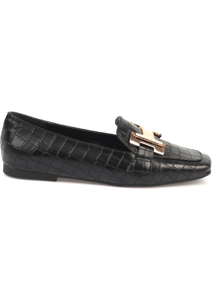 Küt Burunlu Metal Toka Aksesuarlı Kadın Loafer fiyatları