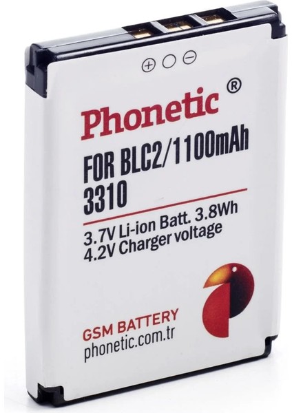 Phonetic Nokia Blc 2 - 3310 Eski Sürüm (1100 Mah) Batarya