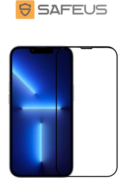 iPhone 13 Pro Tam Kaplayan Toz Filtreli Ekran Koruyucu Cam