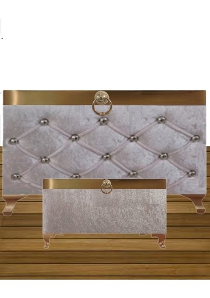 Sonem Sandık Gelin Damat Bohça Nişan Sandığı 2'li 0434 fiyatları