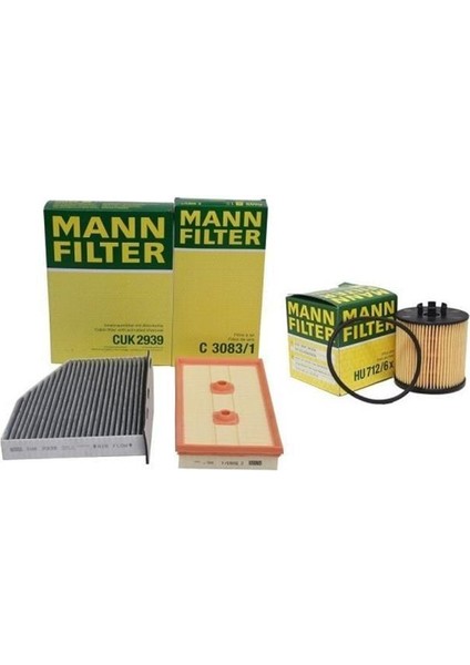 Volkswagen Golf 5 1.6 Fsı Motor Periyodik Bakım Seti Mann Marka