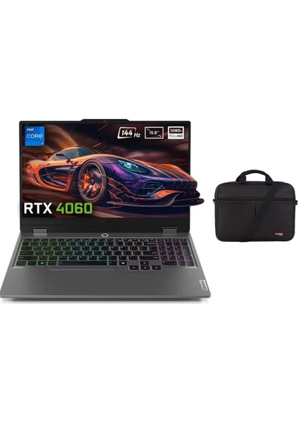 Loq 15IRX9 83DV00HNTRH17 Intel Core İ7-13650HX 24GB Ddr5 1tb SSD RTX4060 8gb 15.6 Inç 144HZ Full Hd Freedos Gaming Laptop + Çanta